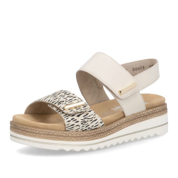 Сандали бежово златисто Remon...