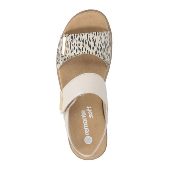 Сандали бежово златисто Remonte