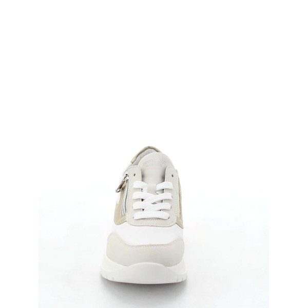 Обувки бяло и златисто Remonte