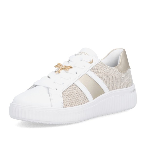 Обувки бяло и златисто Remonte