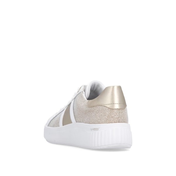 Обувки бяло и златисто Remonte