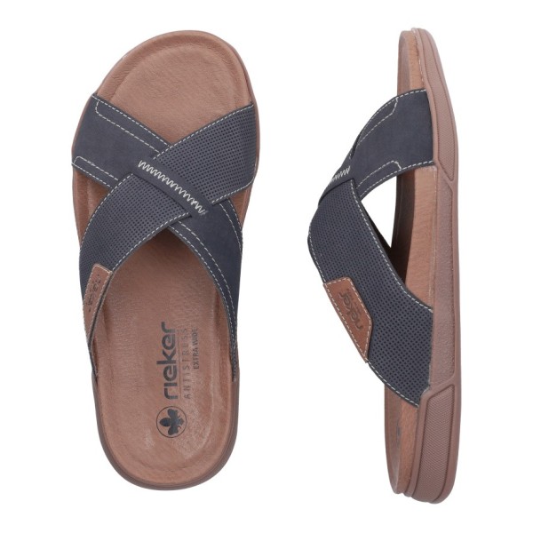 Чехли тъмно синьо Rieker