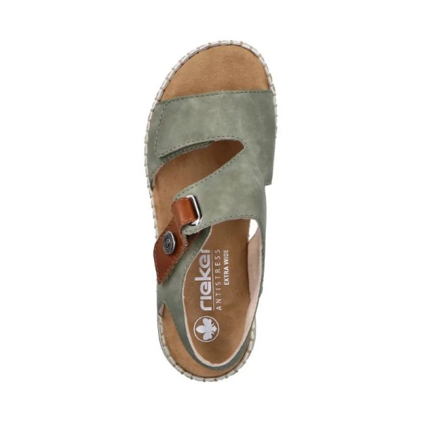 Сандали зелено Rieker