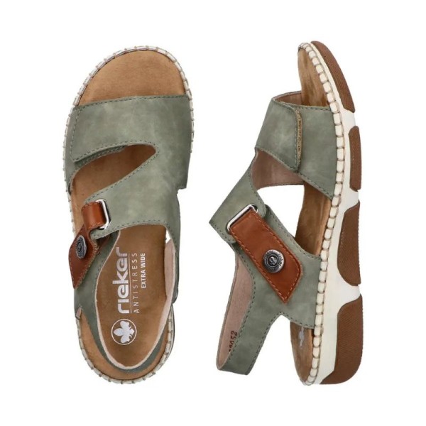 Сандали зелено Rieker