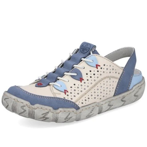 Обувки мръсно бяло и синьо R...