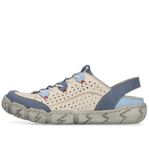 Обувки мръсно бяло и синьо Rieker