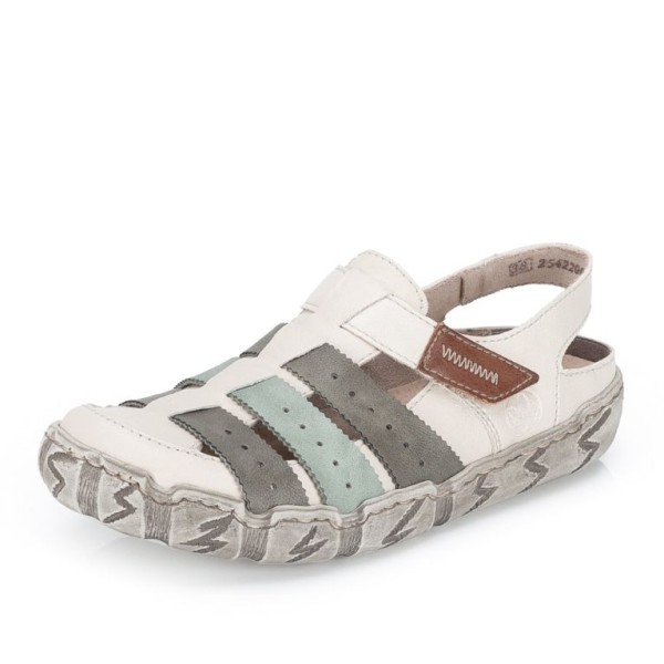 Обувки мръсно бяло зелено к...