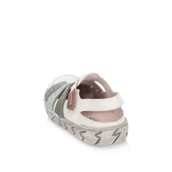 Обувки мръсно бяло зелено кафяво  Rieker