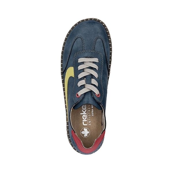 Обувки синьо жълто червено Rieker