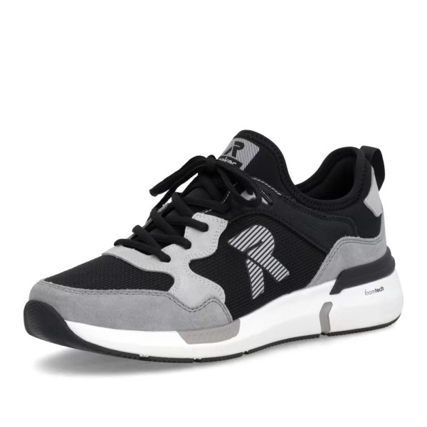 Обувки черно и сиво Rieker