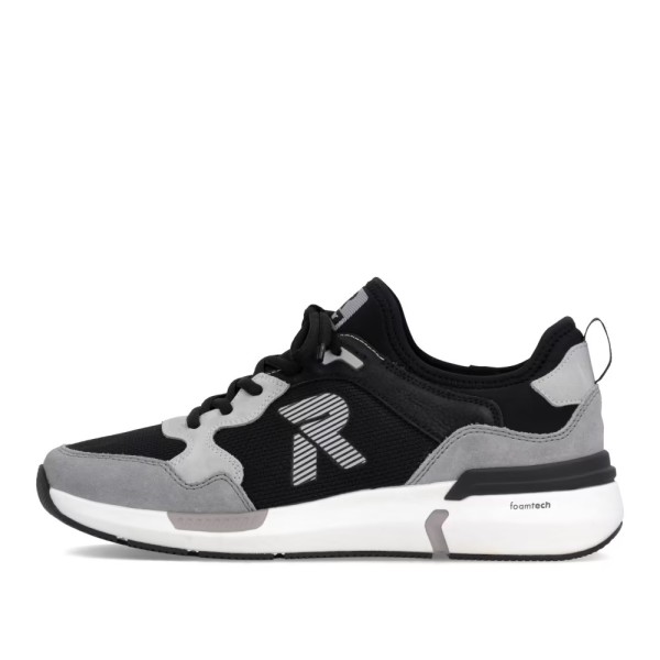 Обувки черно и сиво Rieker