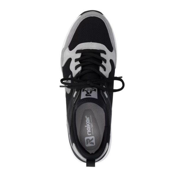 Обувки черно и сиво Rieker