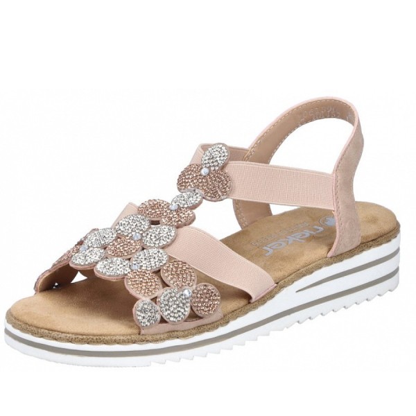 Сандали розово Rieker