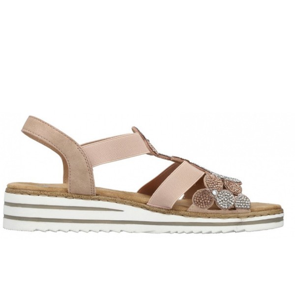 Сандали розово Rieker