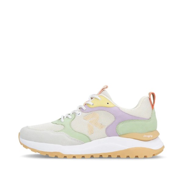 Обувки светла мента крем лилаво жълто Rieker